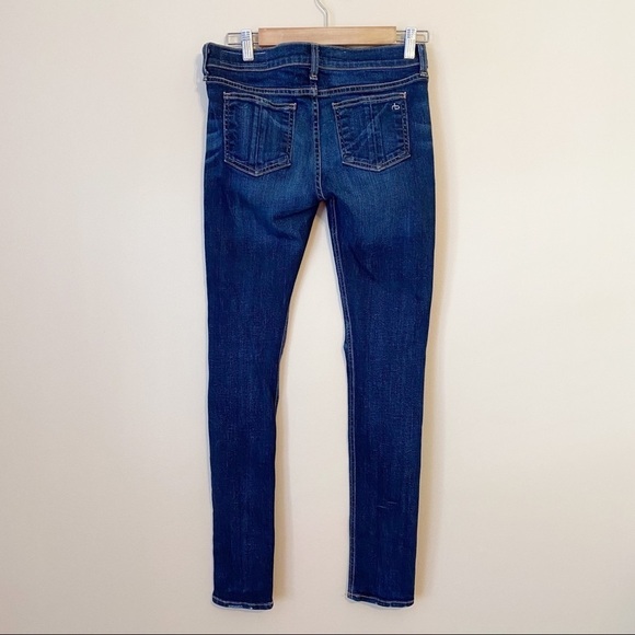 Rag & Bone Skinny Distressed Jeans in Ayoyama Wash - 26 - Picture 3 of 16